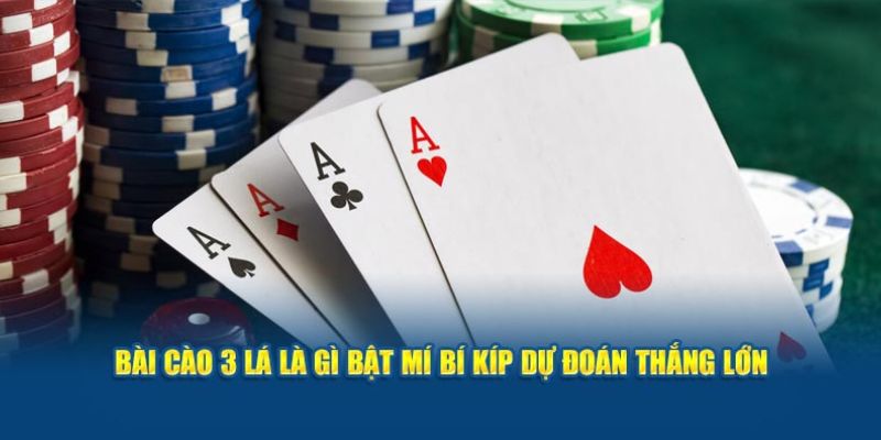 Bài Cào 3 Lá Là Gì? Ko66 Bật Mí Bí Kíp Dự Đoán Thắng Lớn